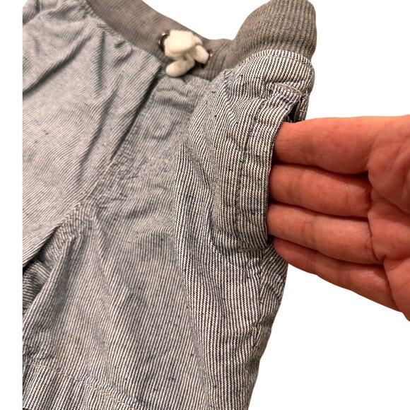 Cat & Jack Baby Boy Pinstriped Shorts Coastal Preppy, size 18M - Picture 3 of 5